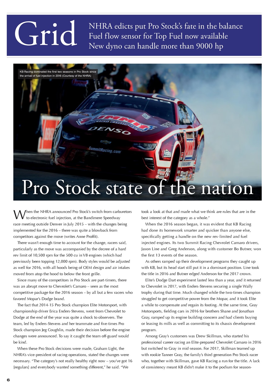 DRAG Race Technology Preview Pages