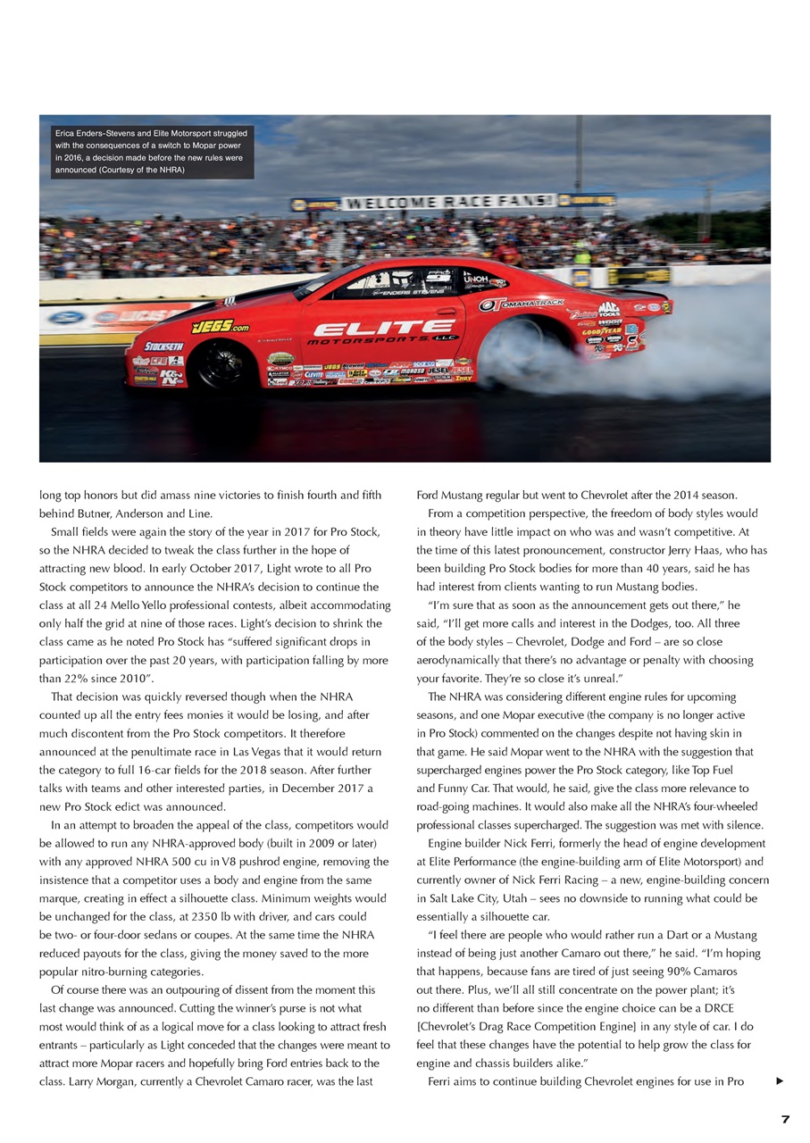 DRAG Race Technology Preview Pages