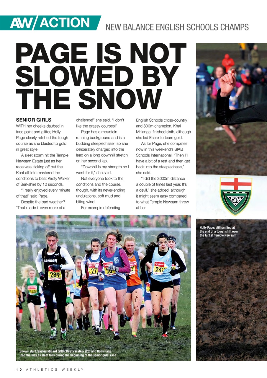 AW – Athletics Weekly Magazine Preview Pages