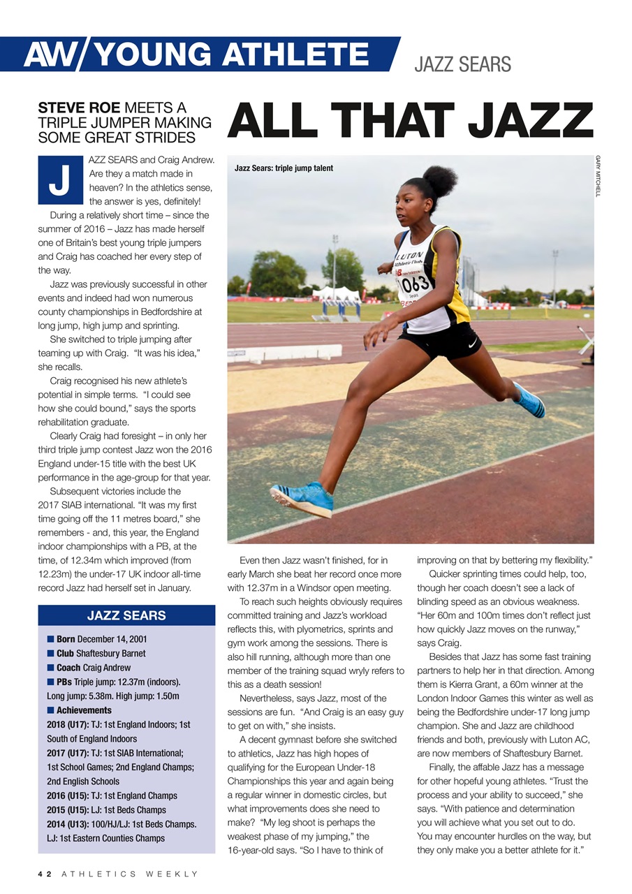 AW – Athletics Weekly Magazine Preview Pages