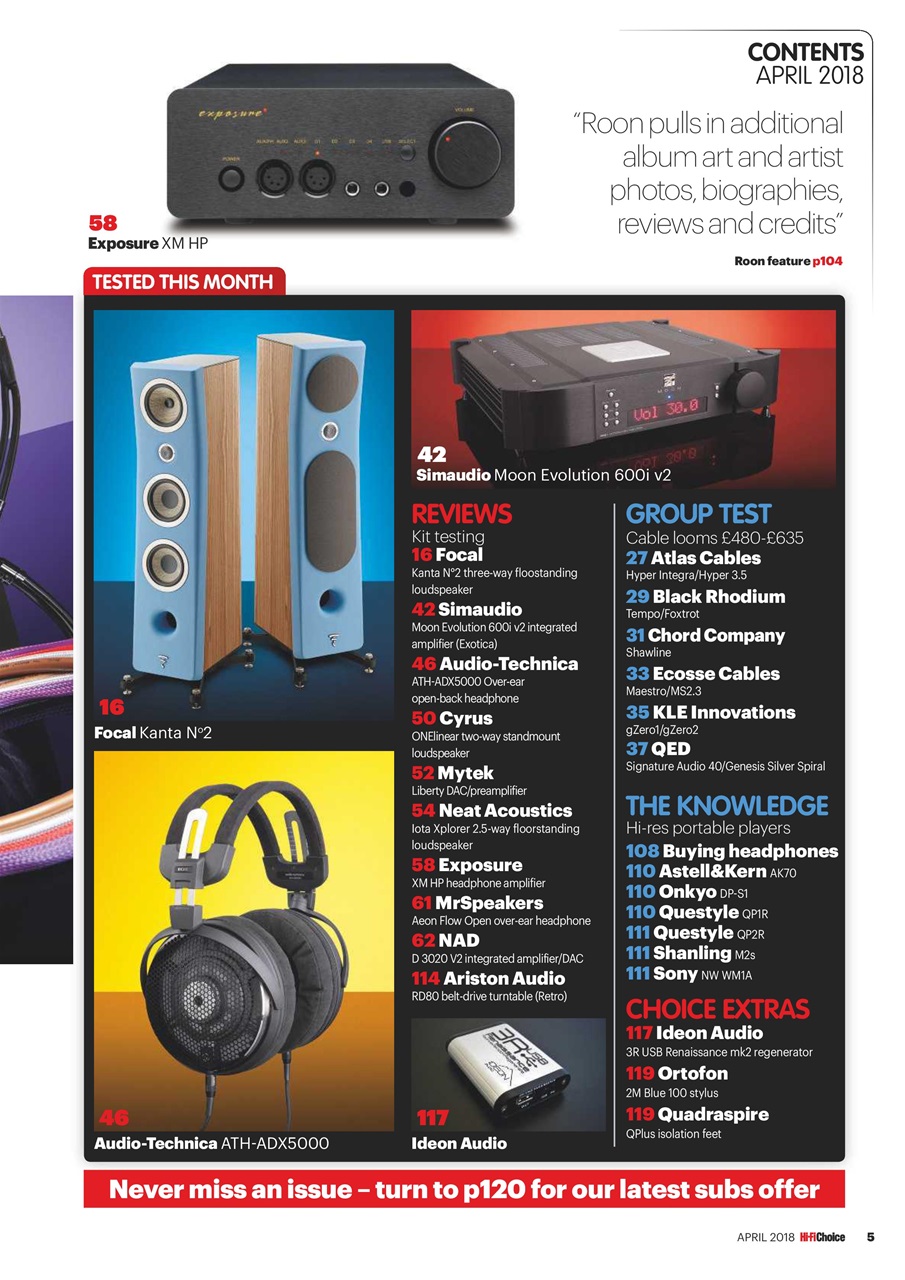 Hi-Fi Choice Preview Pages
