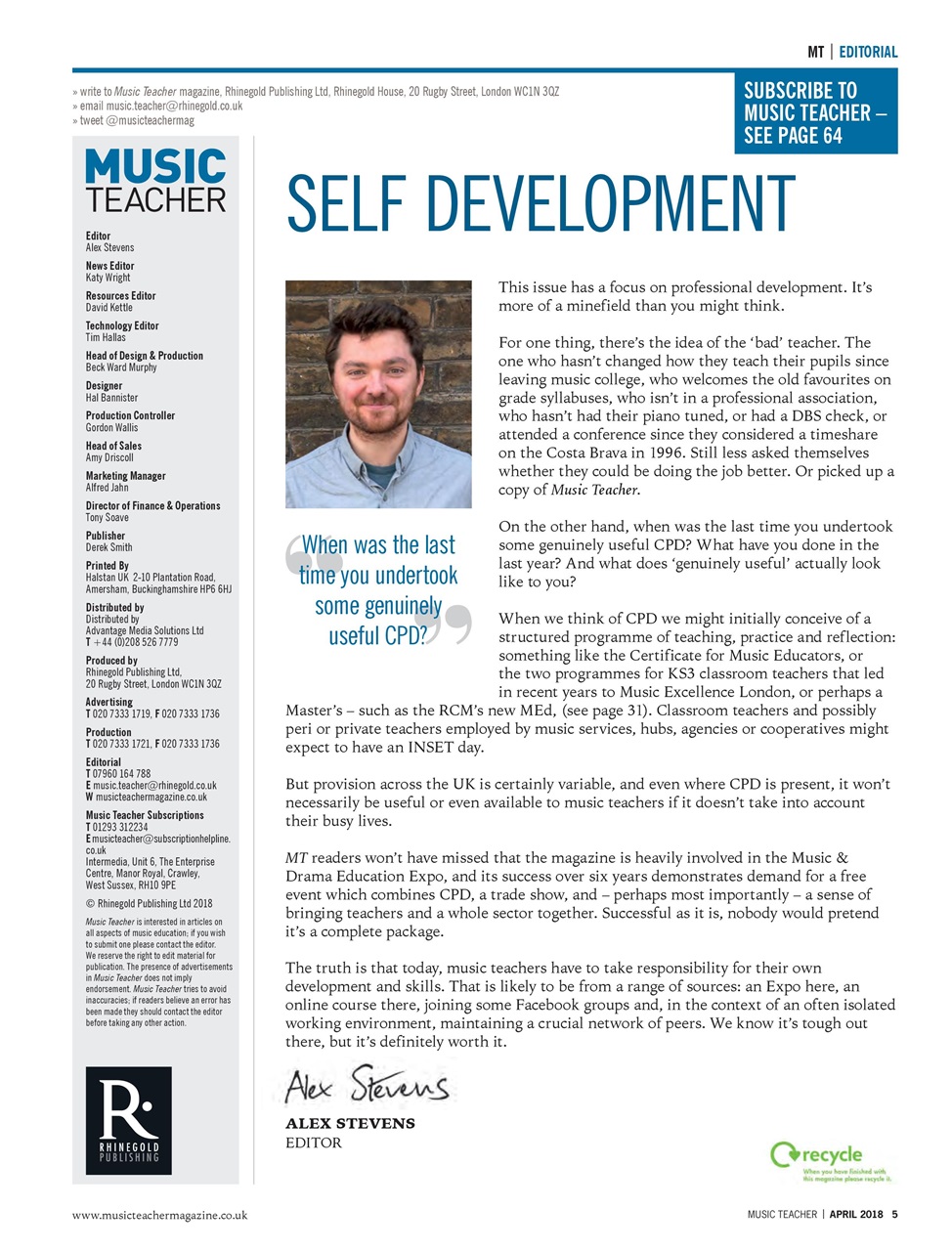 Music Teacher Preview Pages