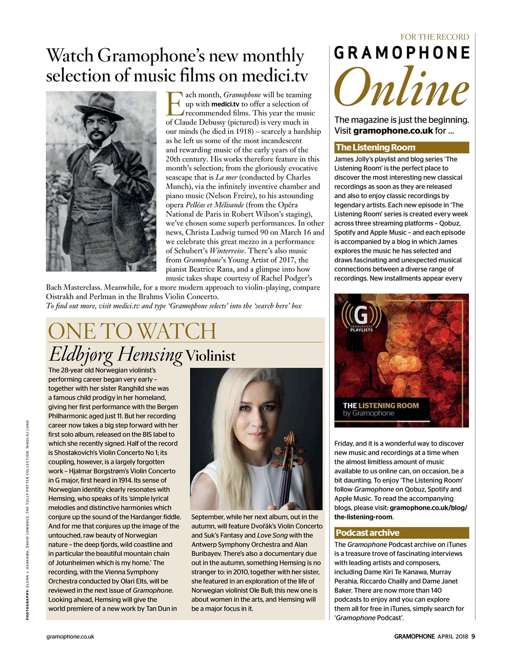 Gramophone Preview Pages