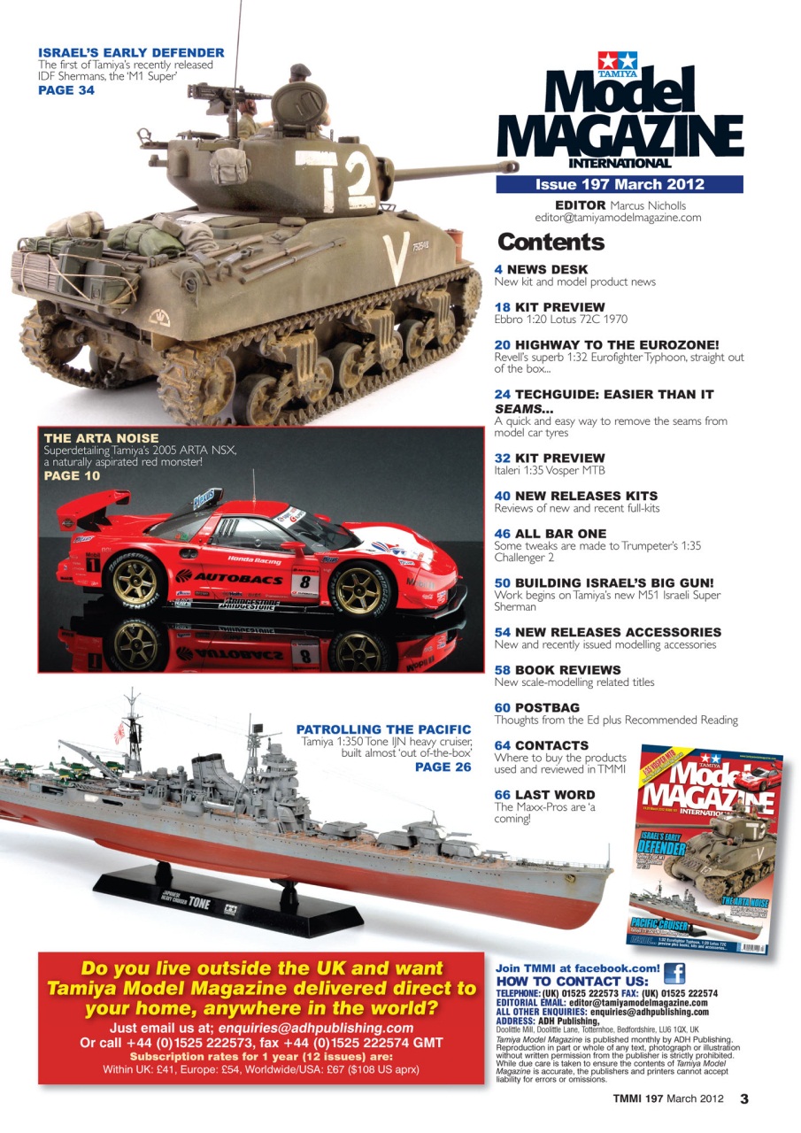 Tamiya Model Magazine Preview Pages