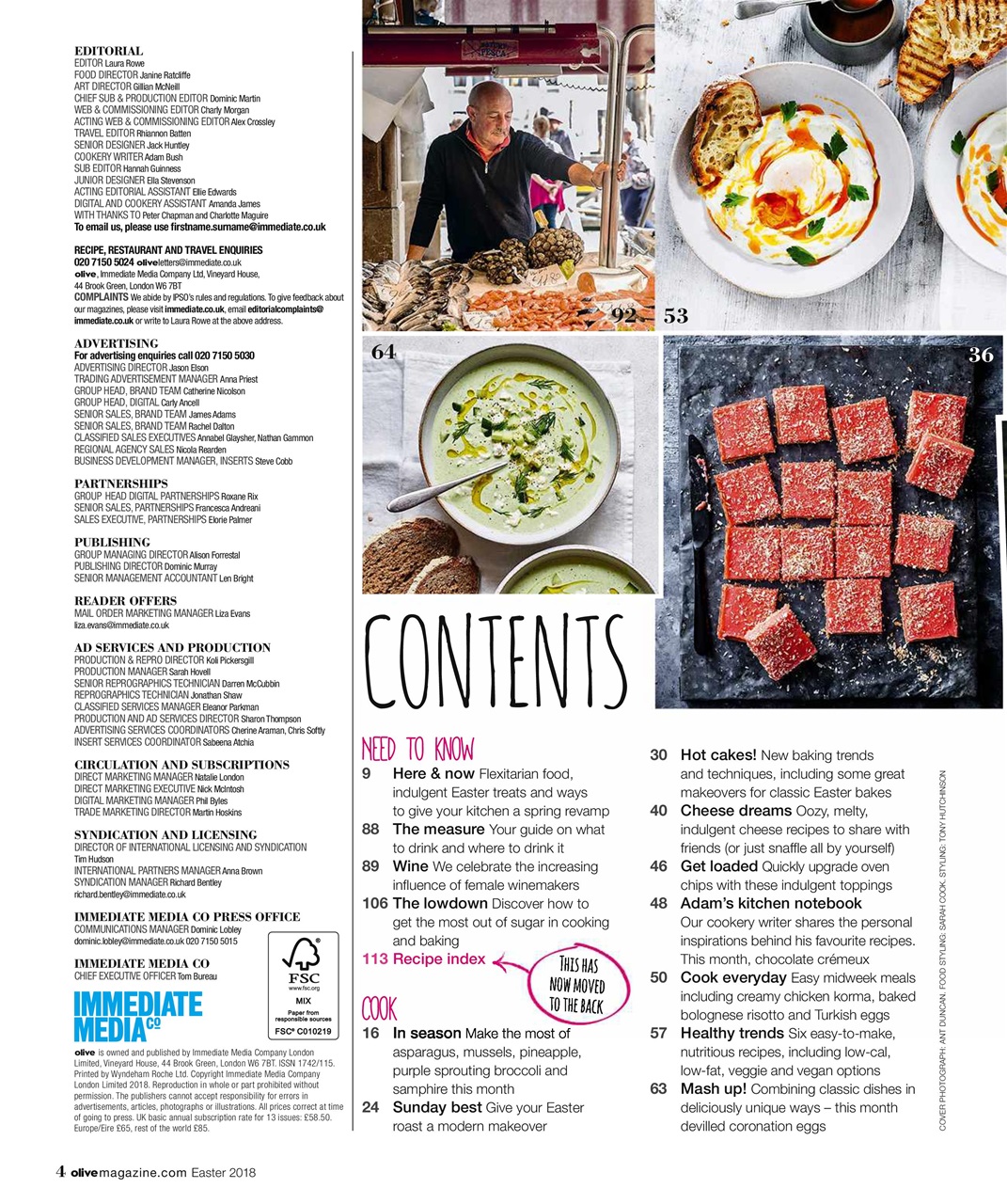 Olive Magazine Preview Pages