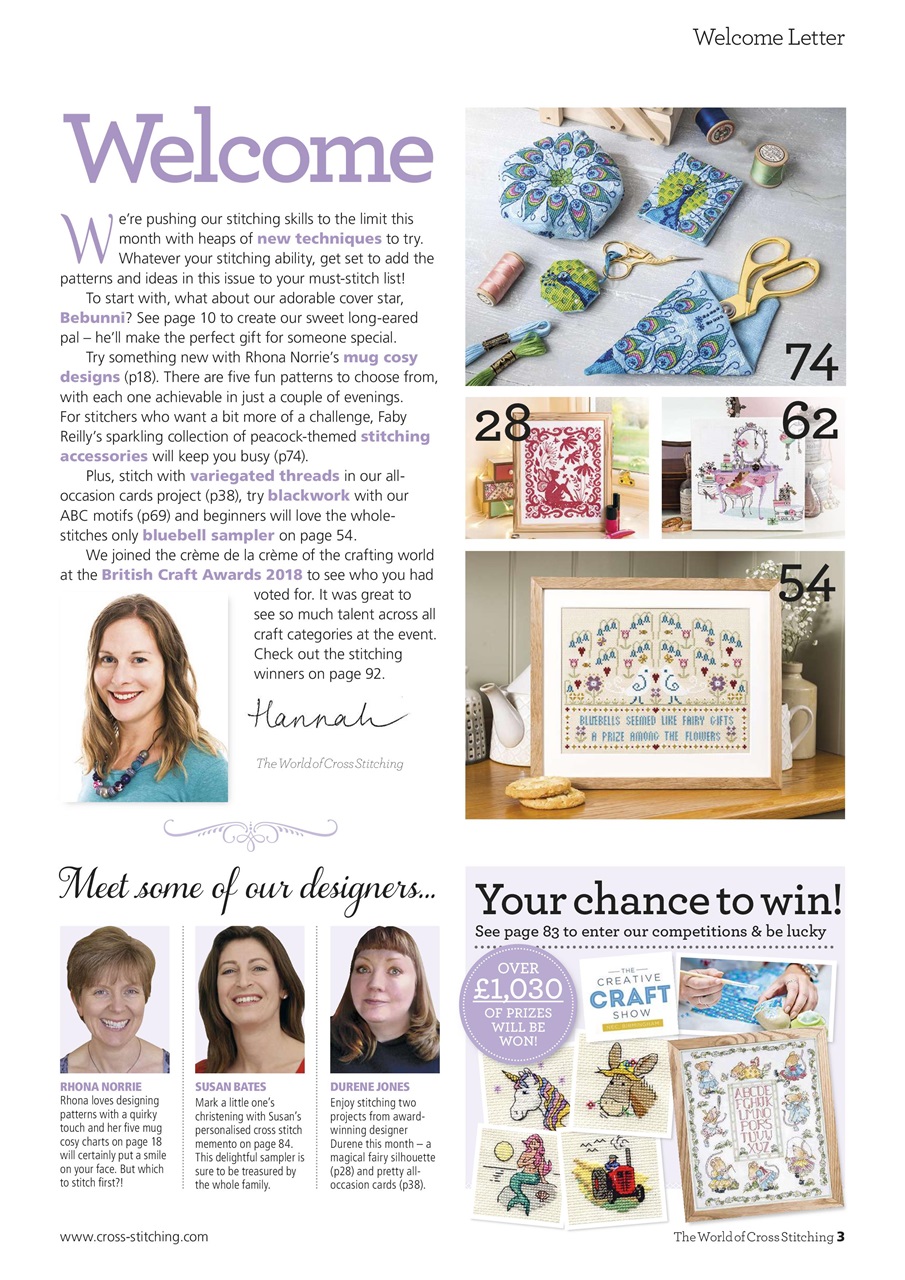 The World of Cross Stitching Preview Pages