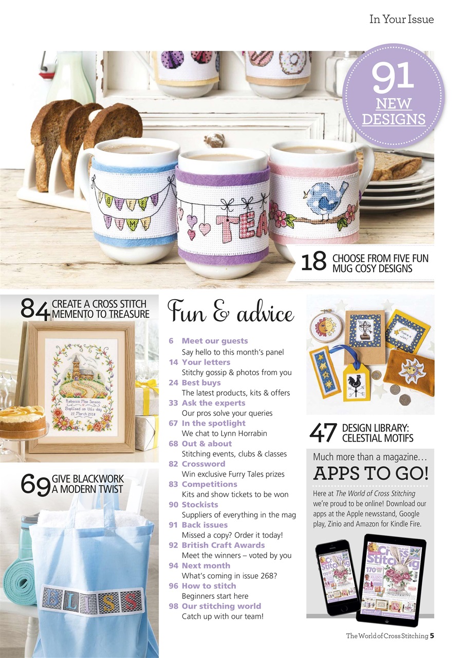 The World of Cross Stitching Preview Pages