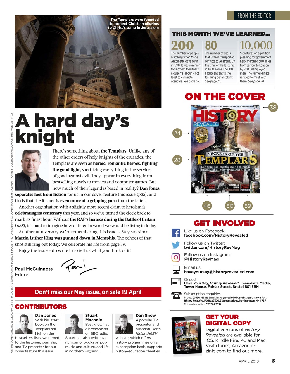 BBC History Revealed Magazine Preview Pages