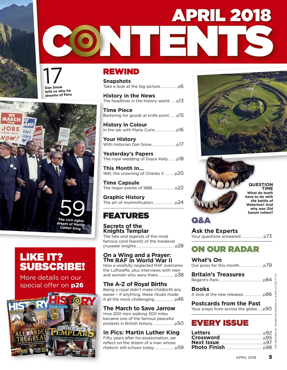 BBC History Revealed Magazine Preview Pages