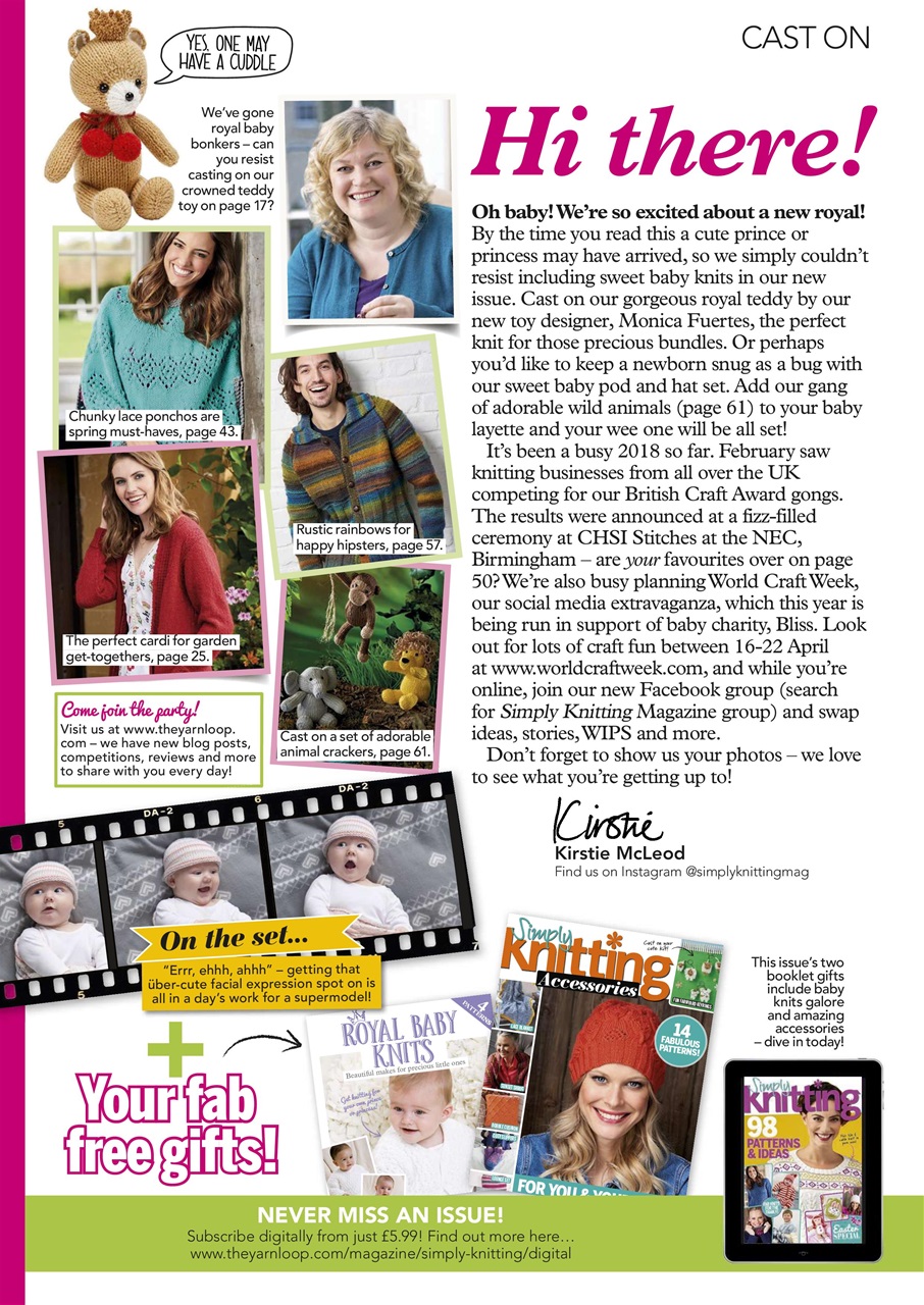 Simply Knitting Preview Pages