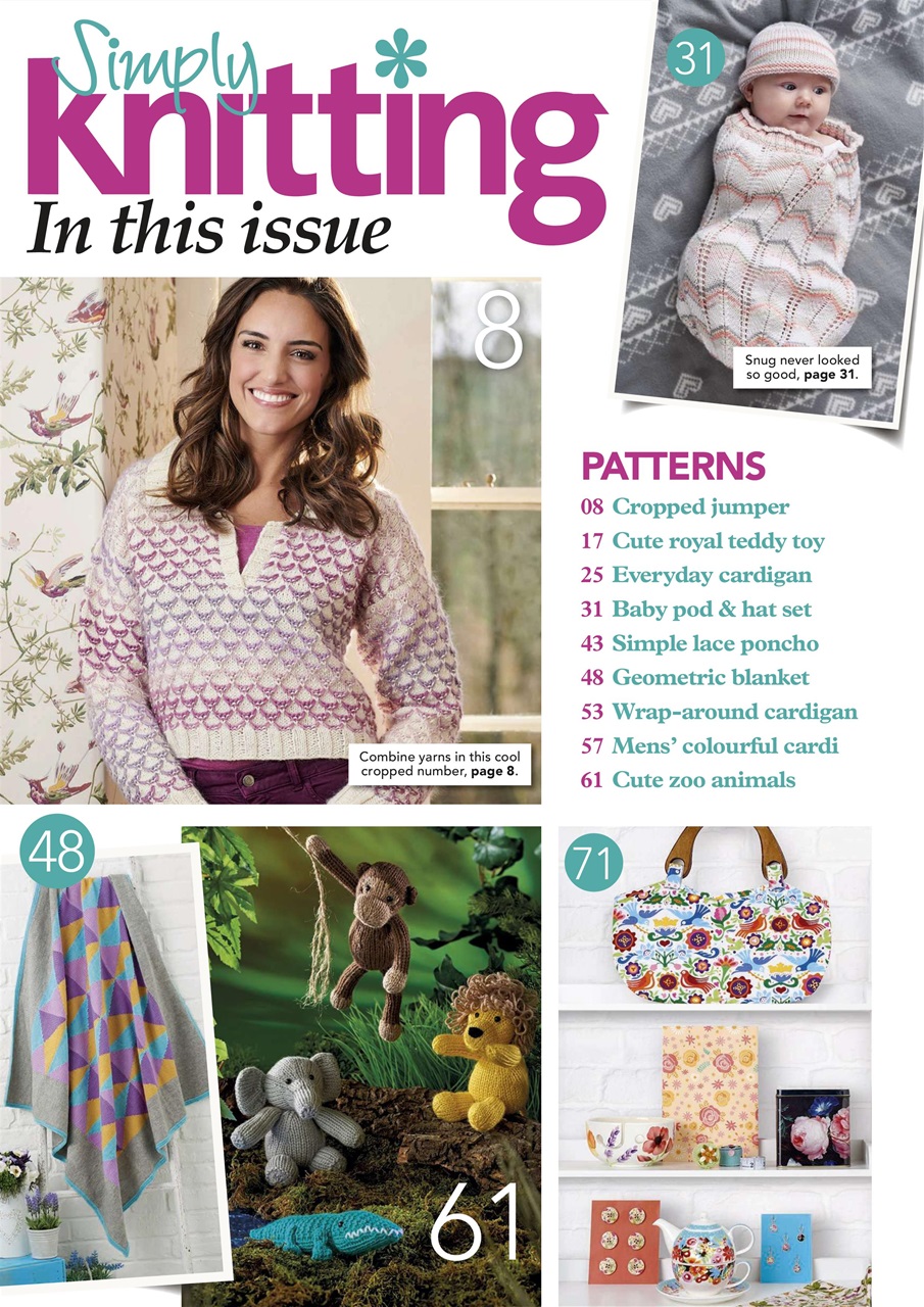 Simply Knitting Preview Pages