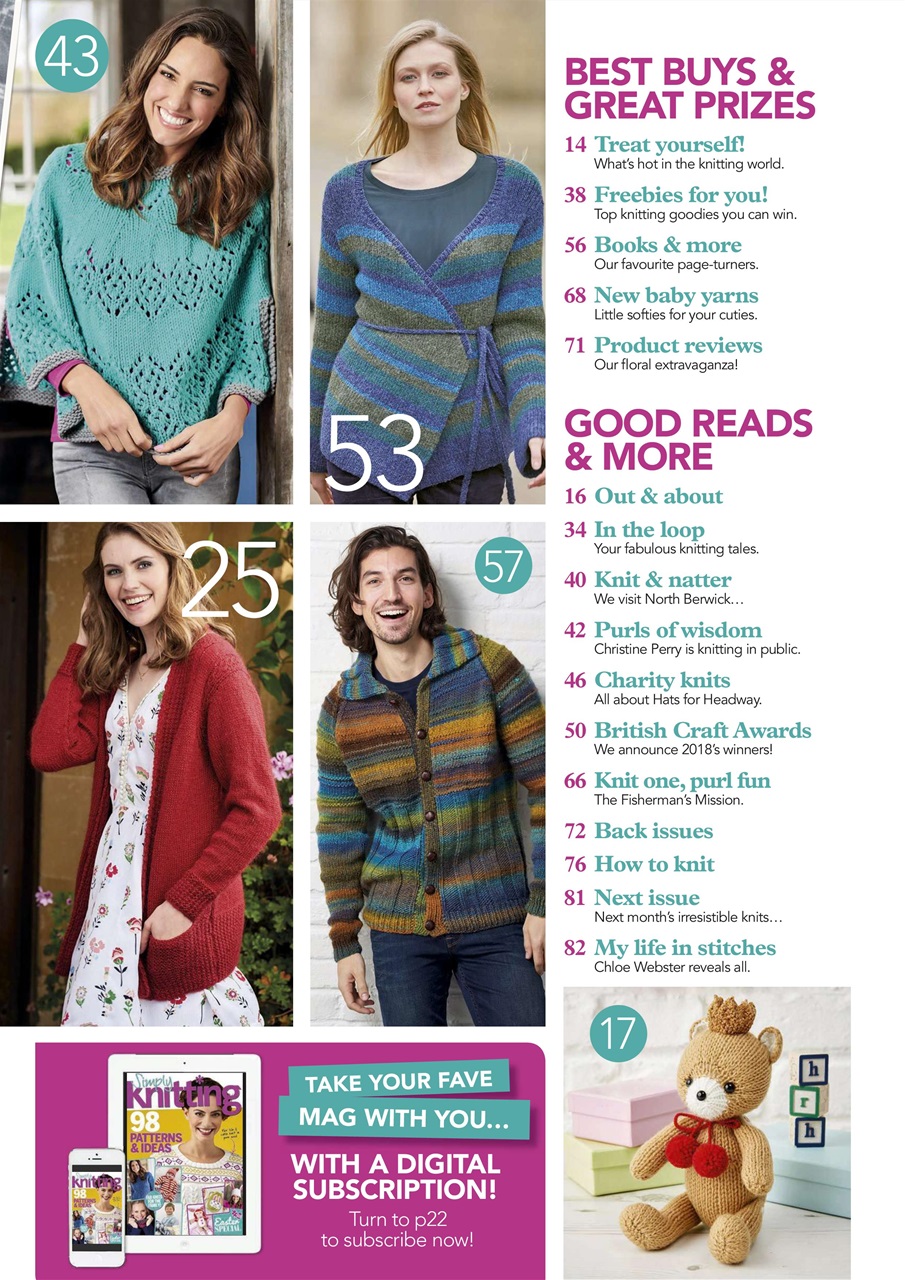 Simply Knitting Preview Pages