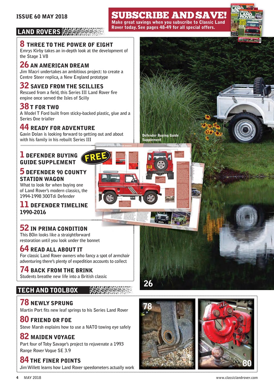 Classic Land Rover Magazine Preview Pages