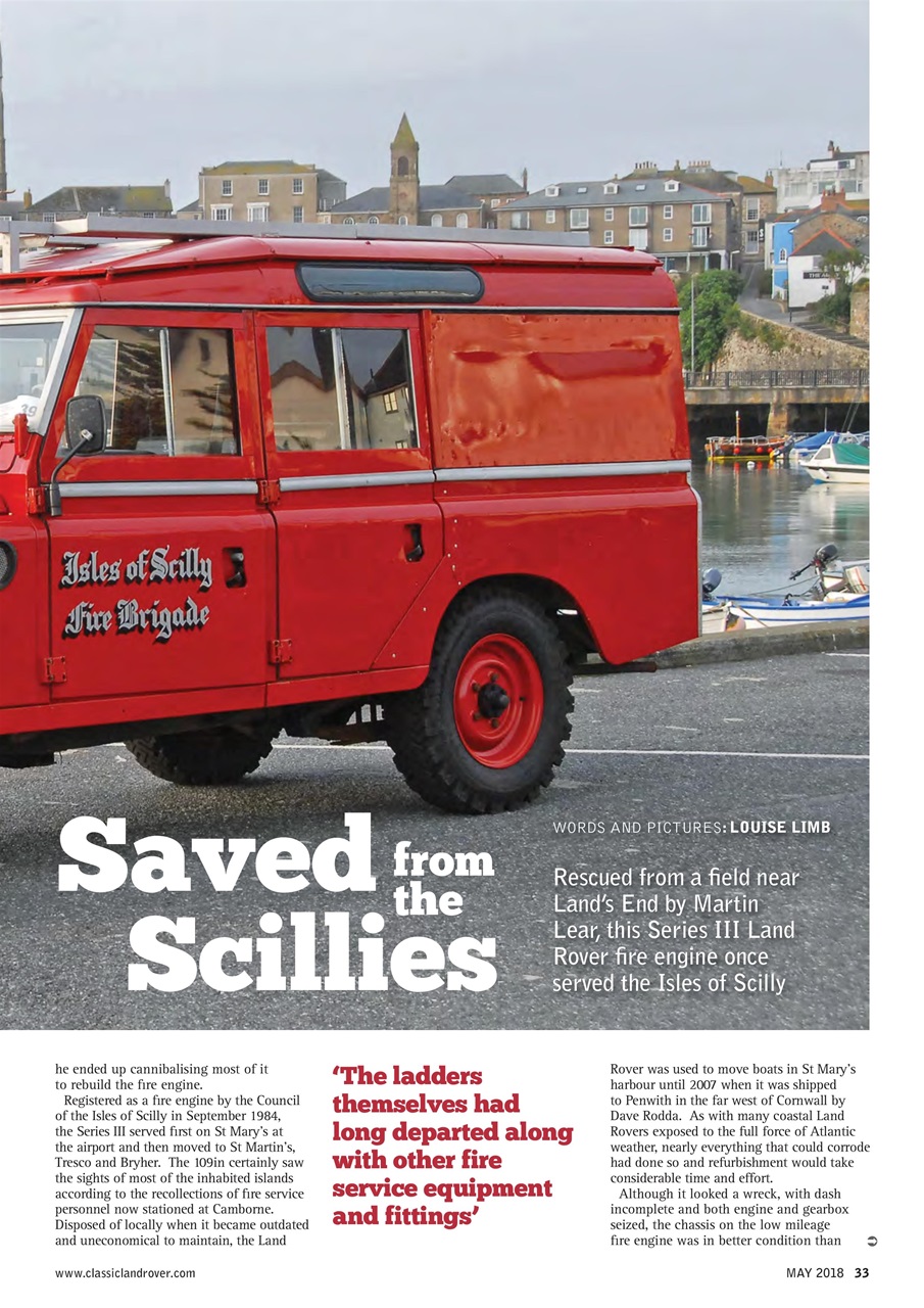 Classic Land Rover Magazine Preview Pages