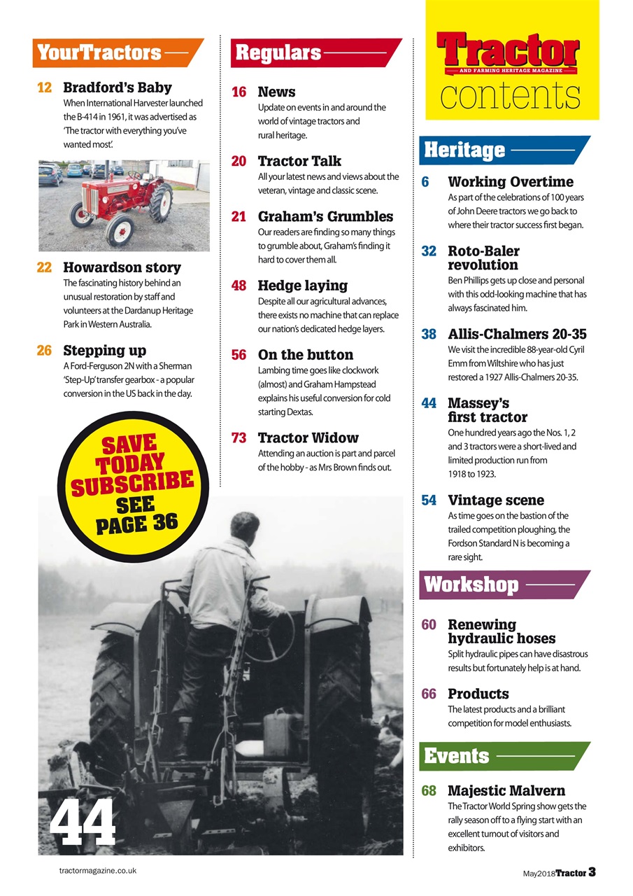 Tractor & Farming Heritage Magazine Preview Pages