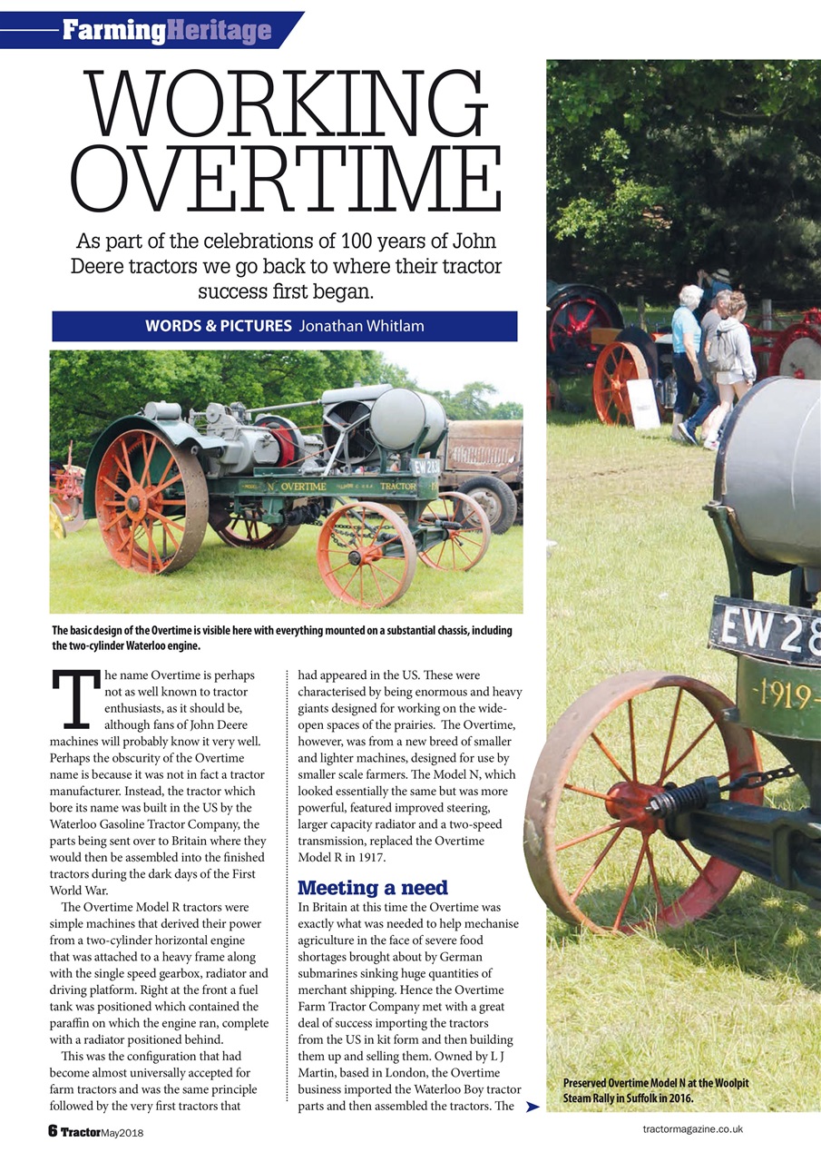 Tractor & Farming Heritage Magazine Preview Pages