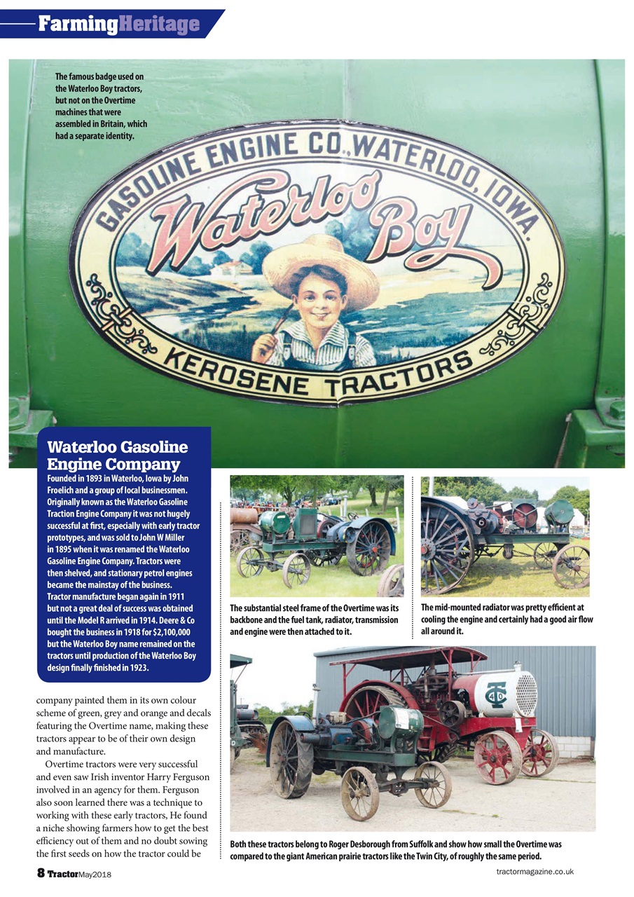 Tractor & Farming Heritage Magazine Preview Pages