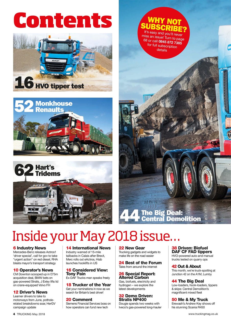 Trucking Magazine Preview Pages