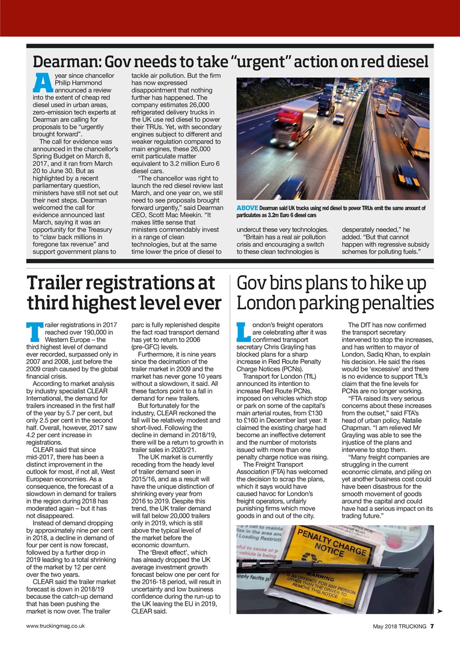 Trucking Magazine Preview Pages