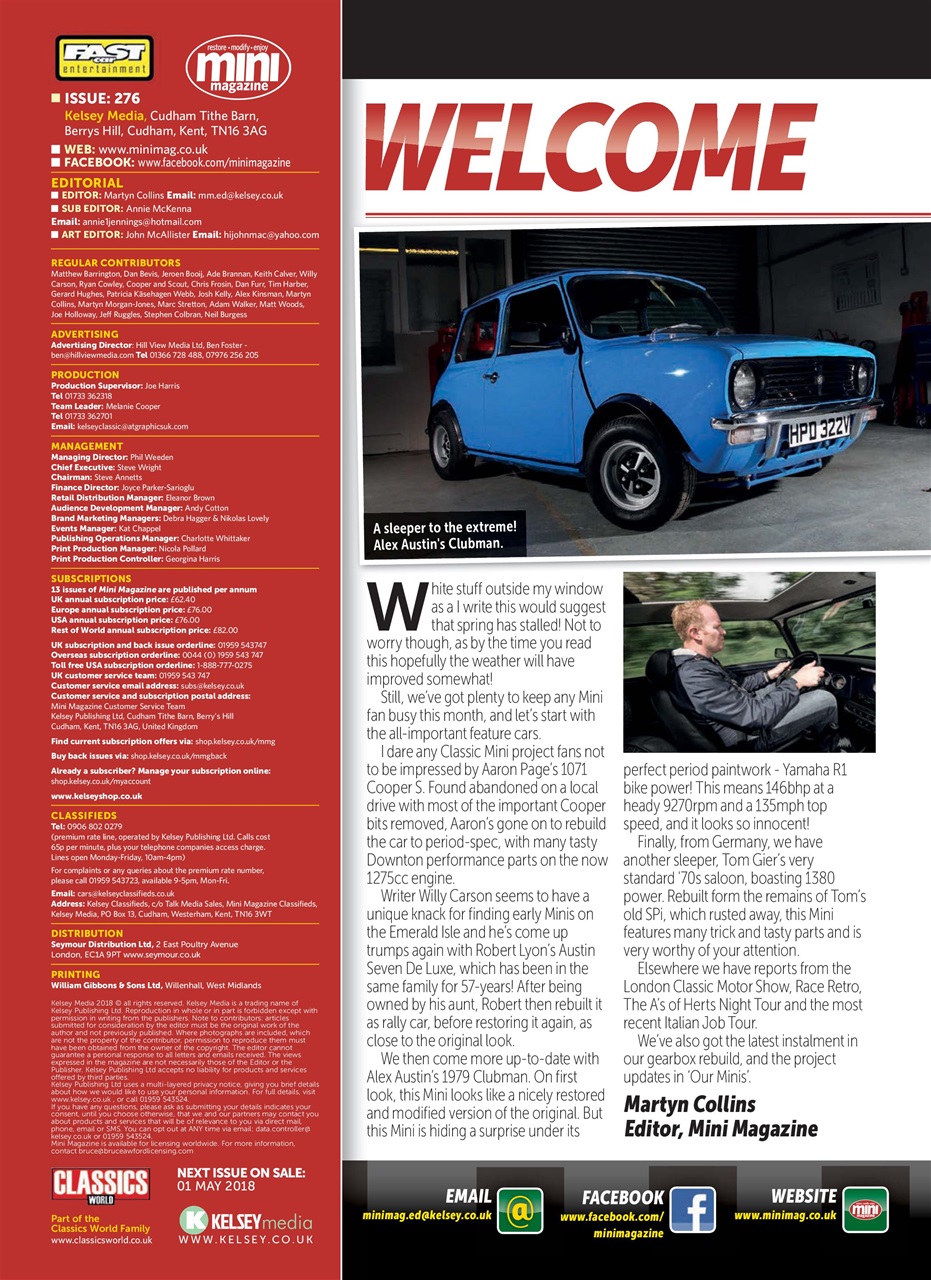 Mini Magazine Preview Pages