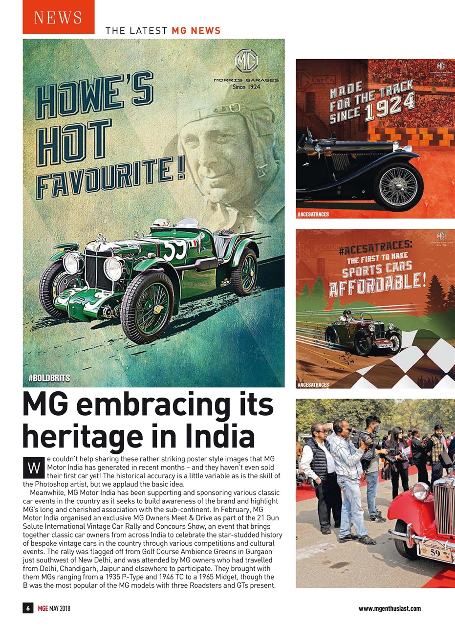MG Enthusiast Preview Pages