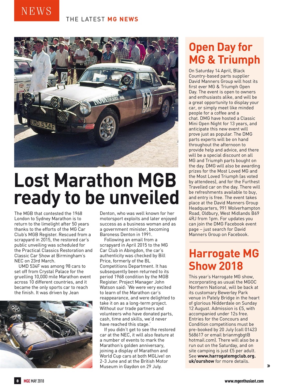 MG Enthusiast Preview Pages