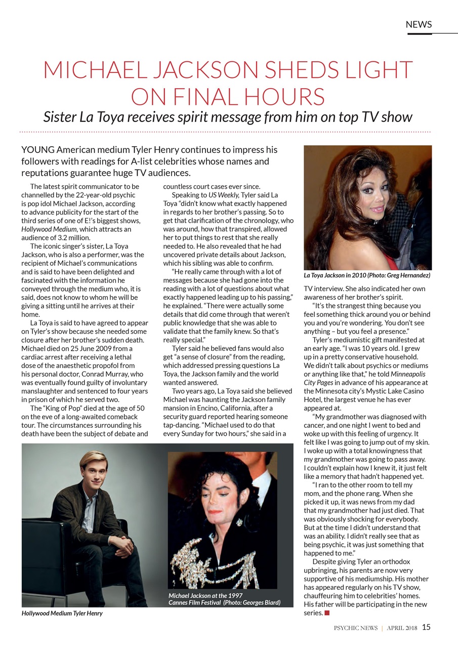 Psychic News Preview Pages