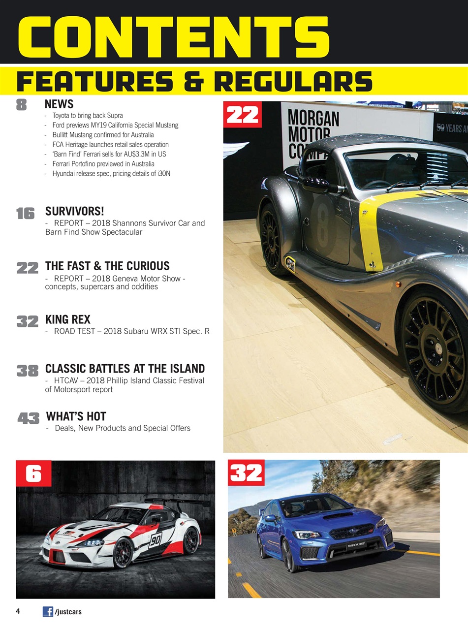 JUST CARS Preview Pages
