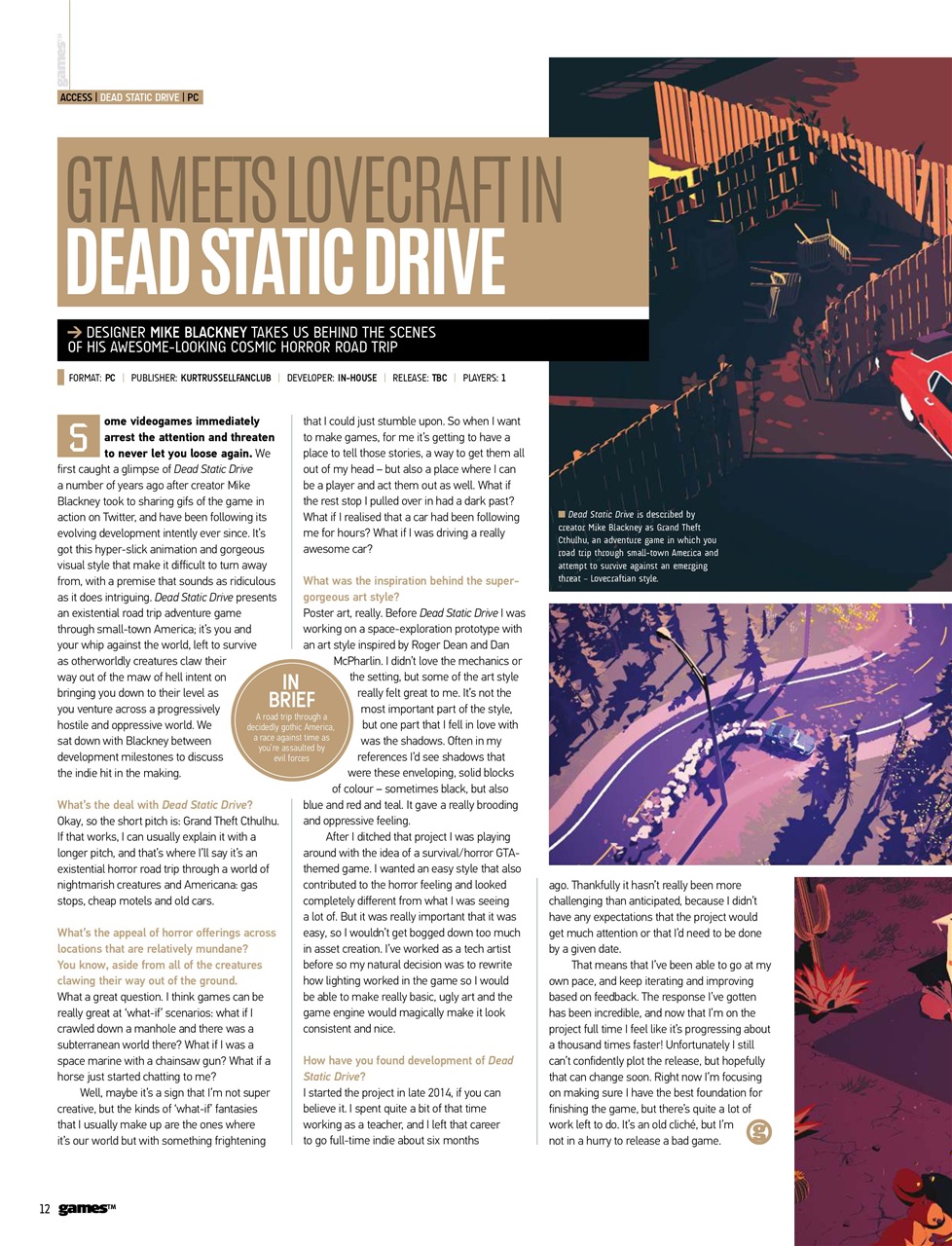 games (TM) Preview Pages