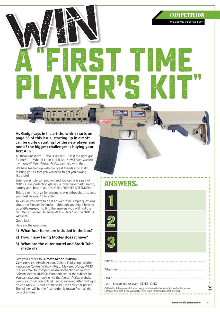 Airsoft Action Preview Pages