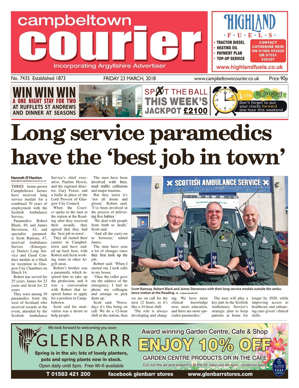 Campbeltown Courier Preview Pages