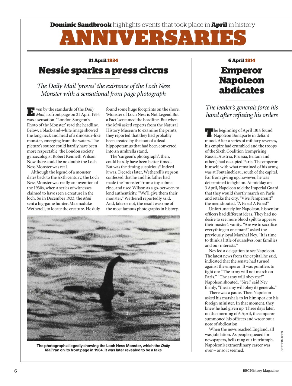 BBC History Magazine Preview Pages