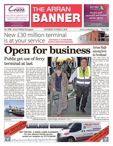 Arran Banner issue 24/3/18