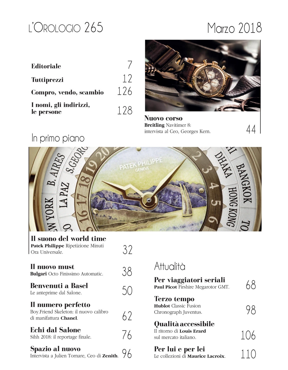 L'Orologio Preview Pages