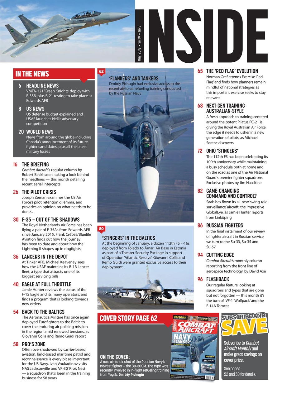 Combat Aircraft Journal Preview Pages
