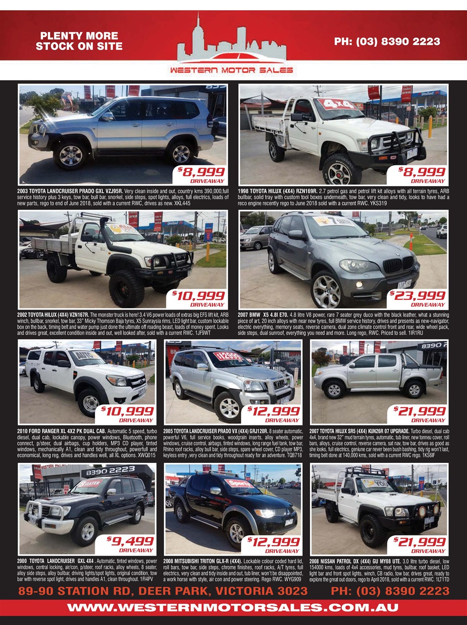 JUST 4X4S Preview Pages