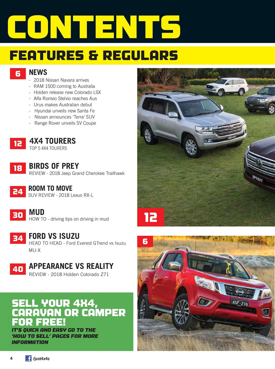 JUST 4X4S Preview Pages