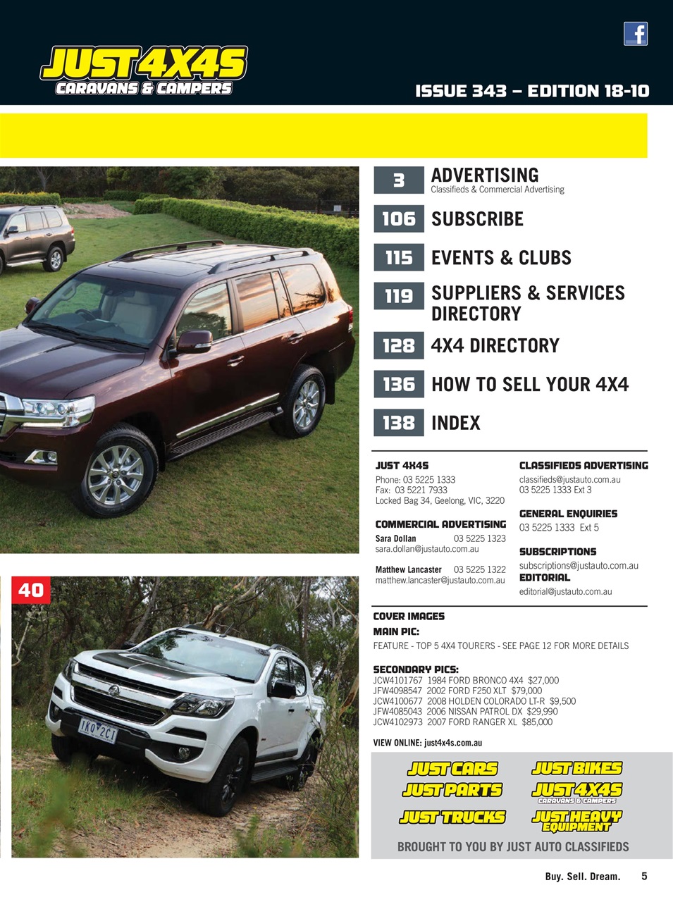 JUST 4X4S Preview Pages