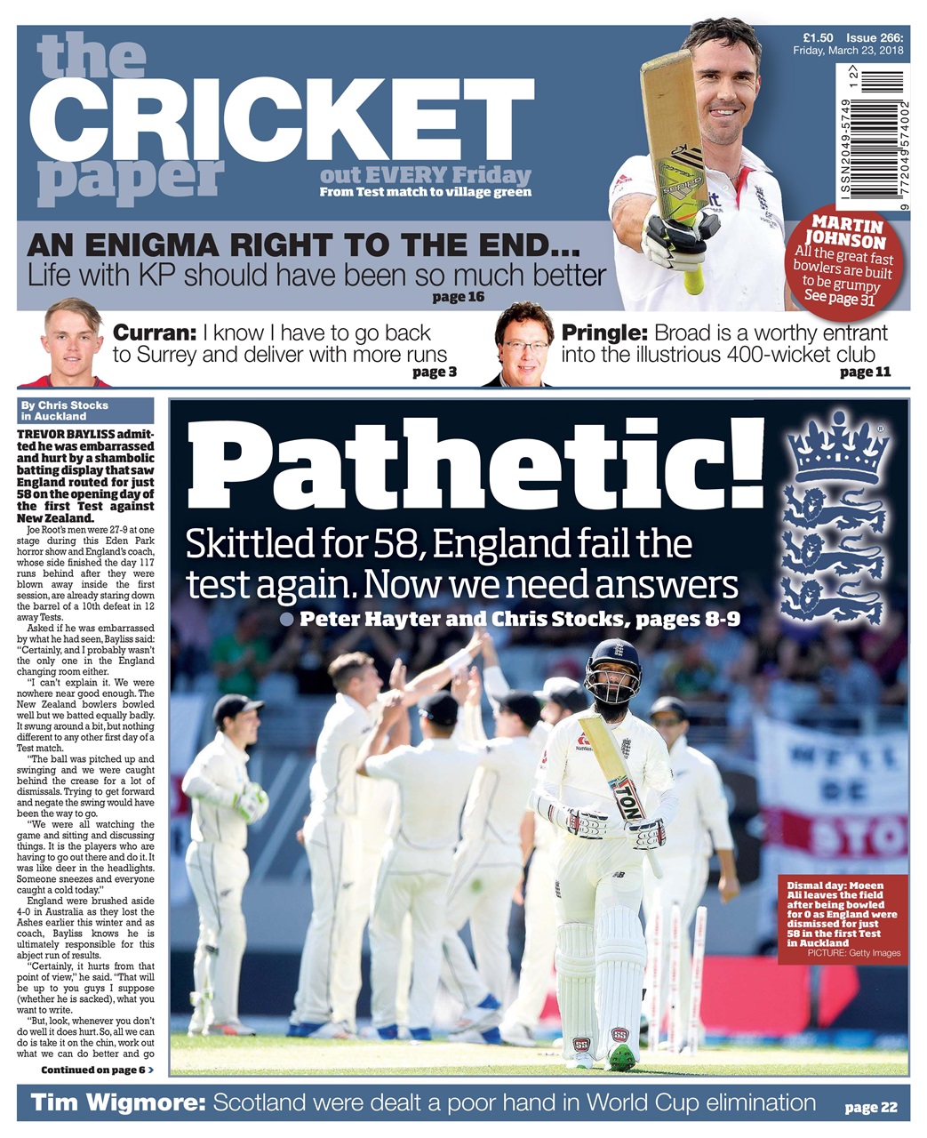 The Cricket Paper Preview Pages