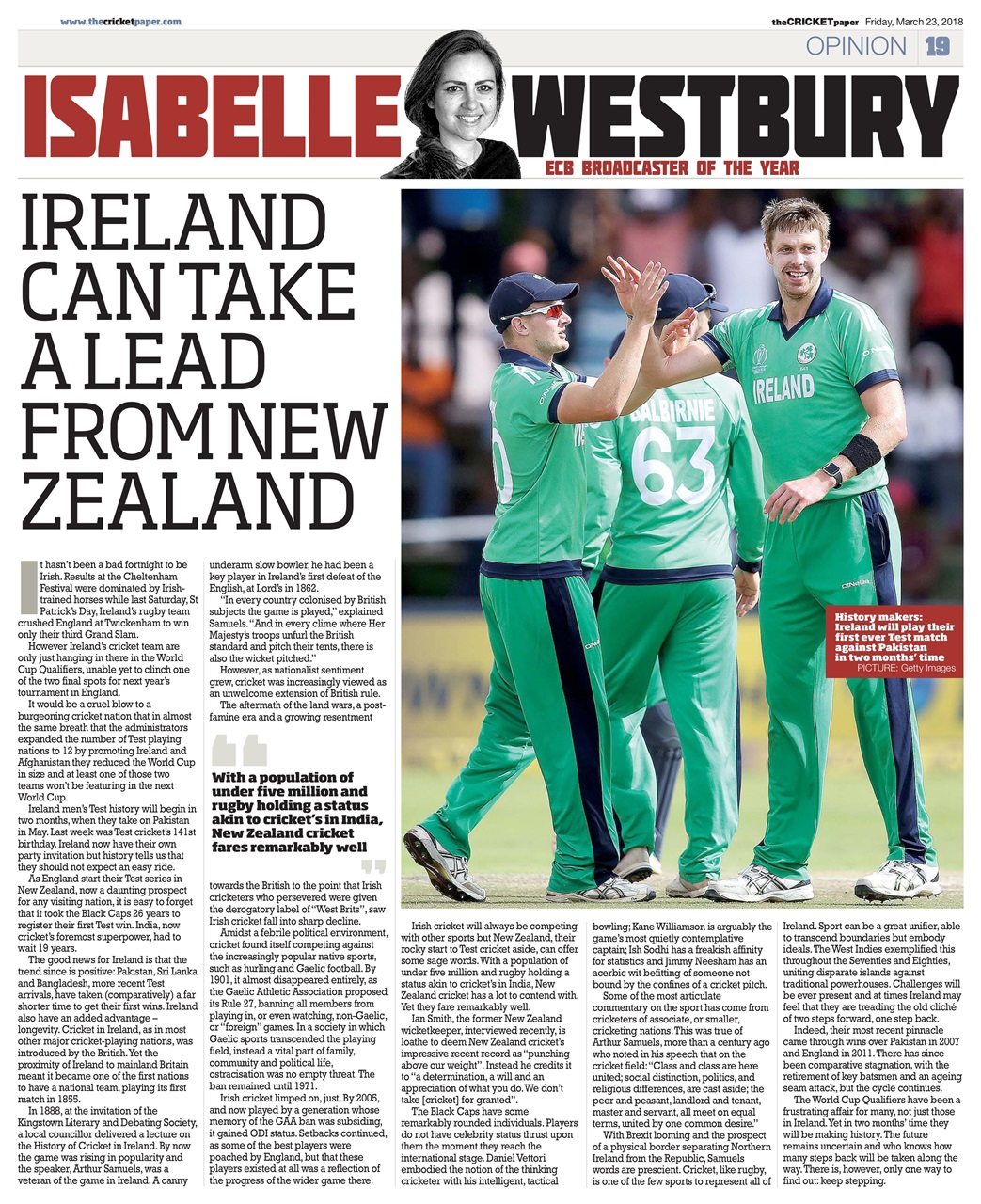 The Cricket Paper Preview Pages