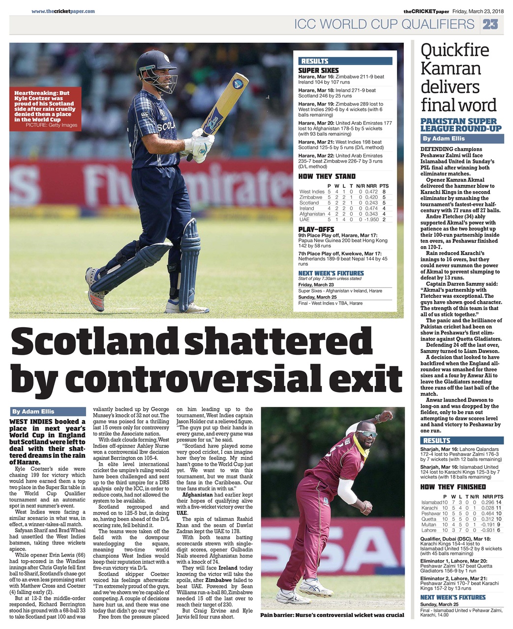 The Cricket Paper Preview Pages