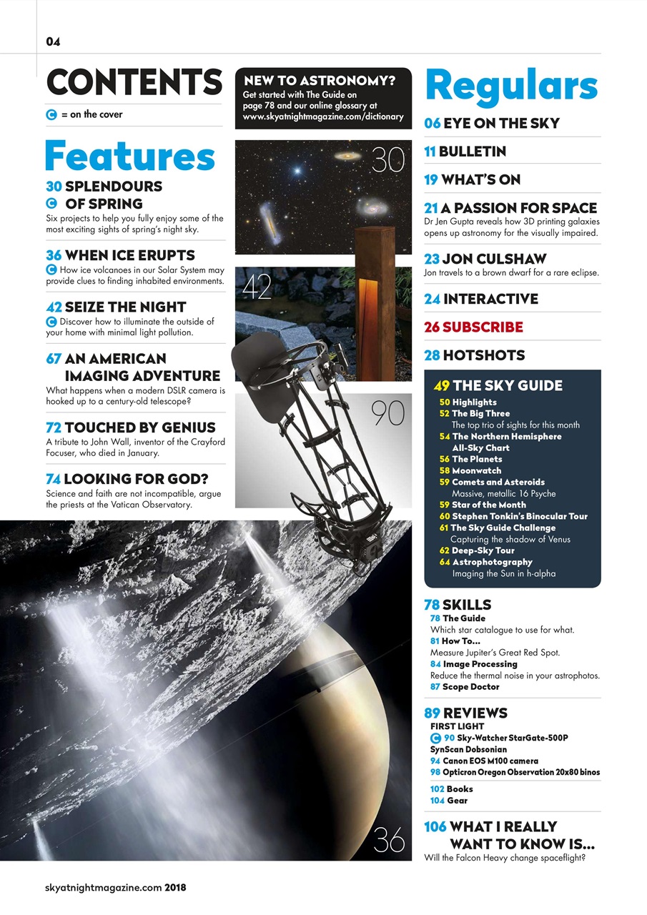 BBC Sky at Night Magazine Preview Pages