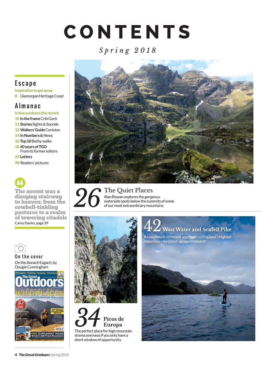 TGO - The Great Outdoors Magazine Preview Pages