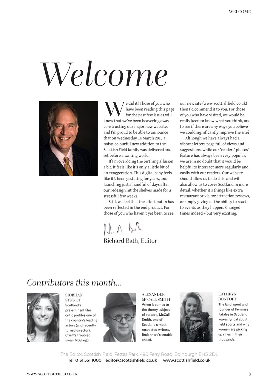 Scottish Field Preview Pages