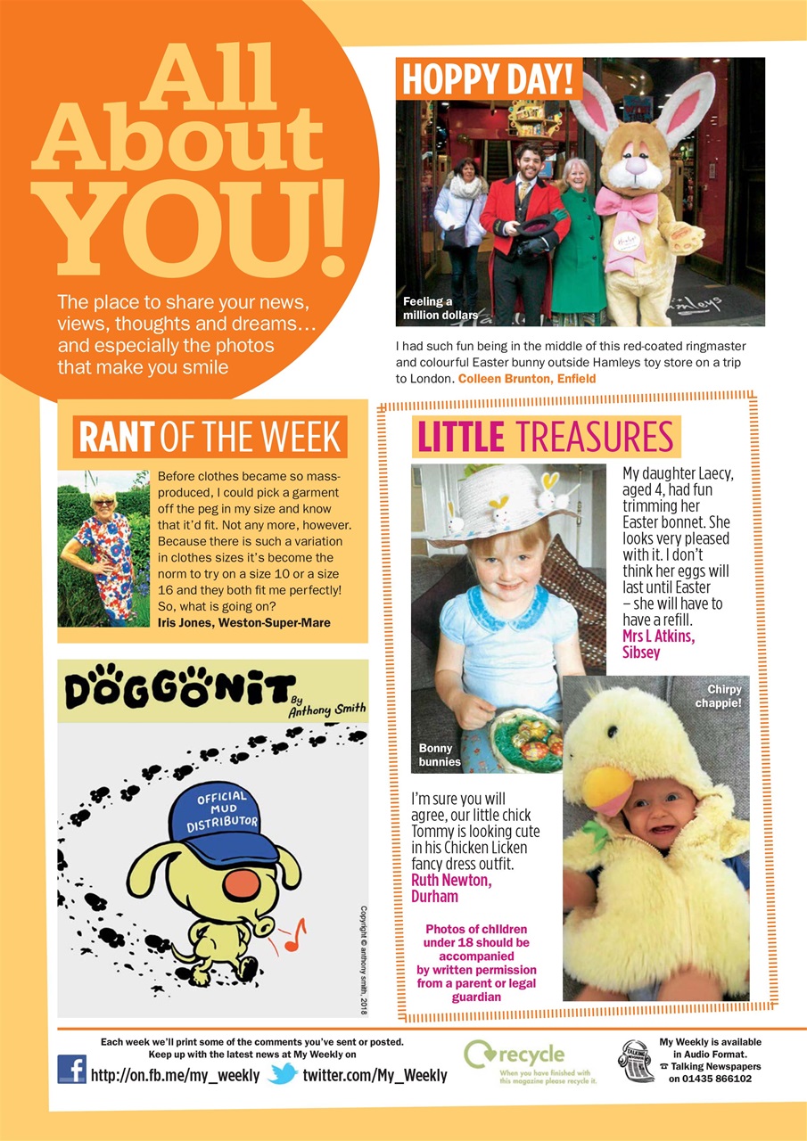 My Weekly Preview Pages