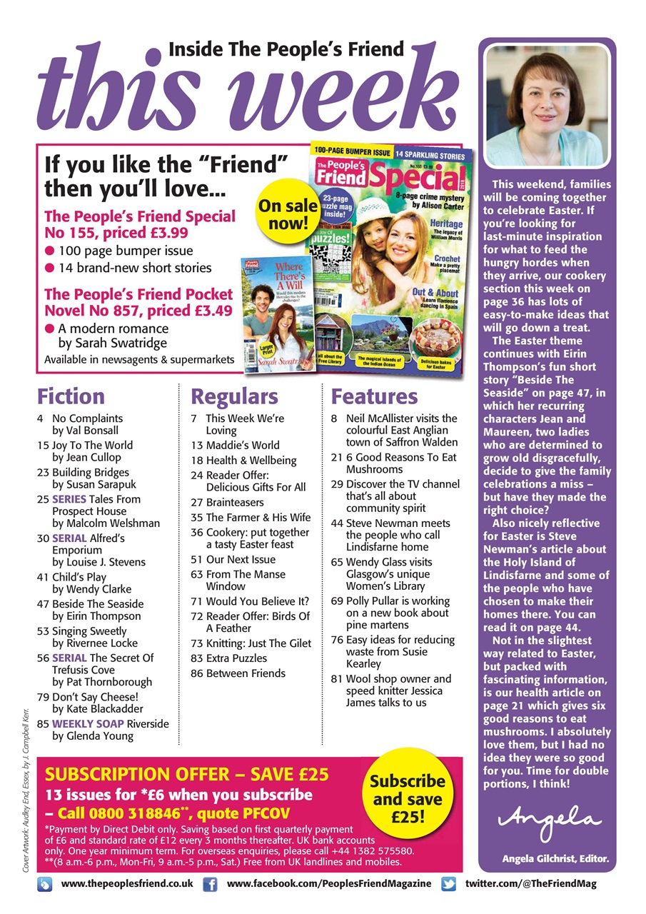 The People’s Friend Preview Pages