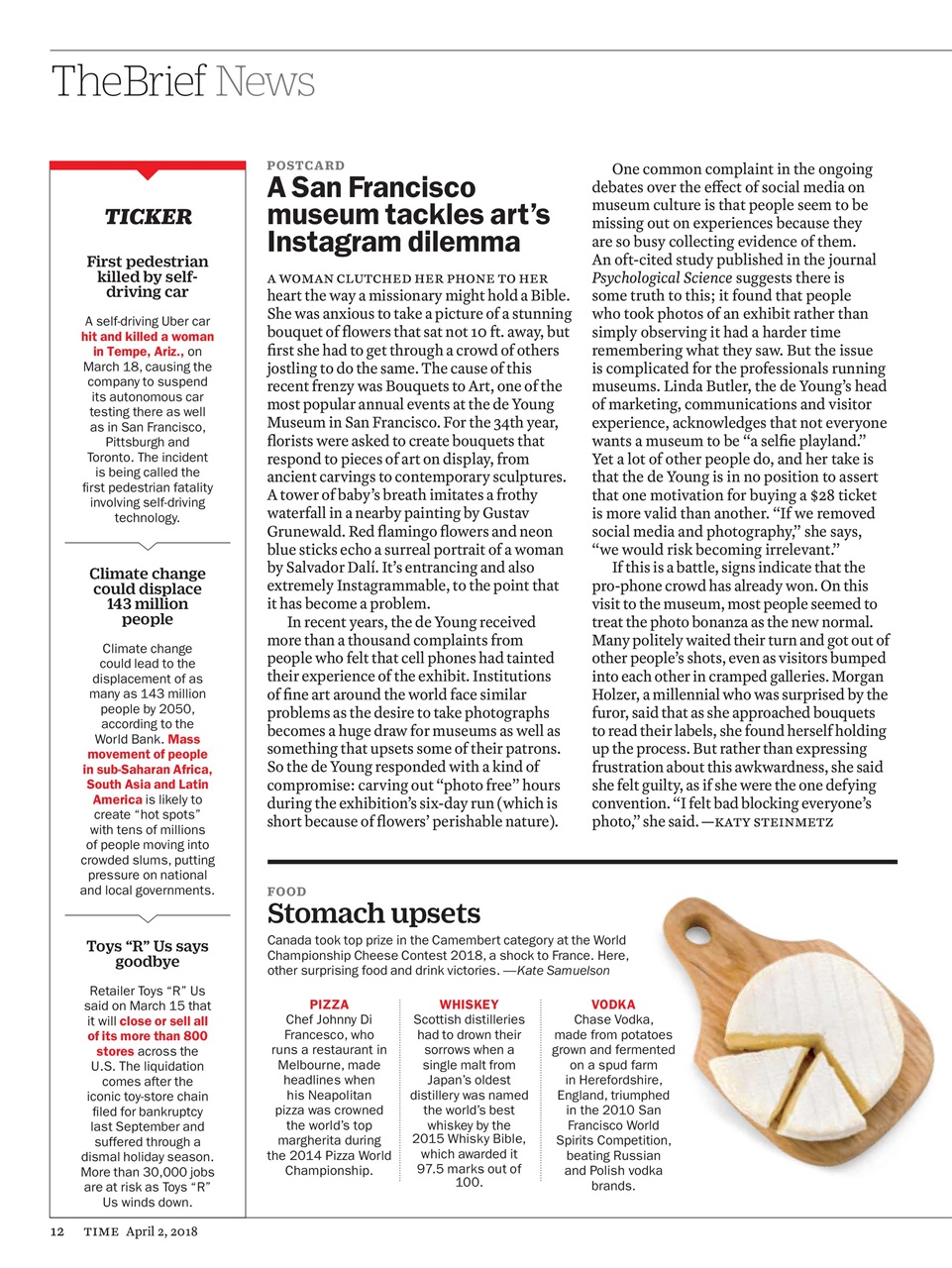 TIME Magazine Europe Preview Pages