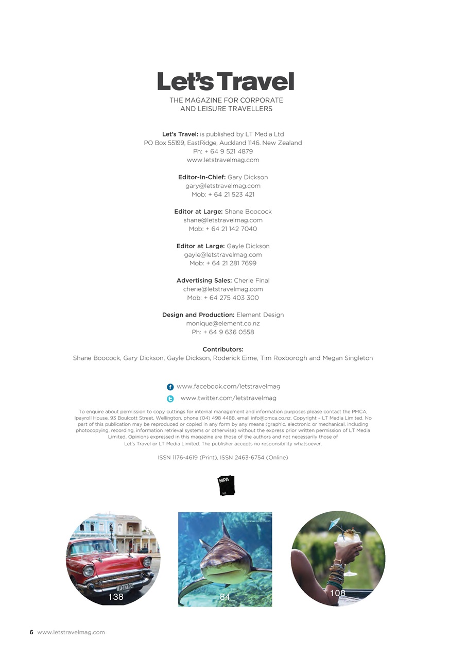 Let’s Travel Preview Pages