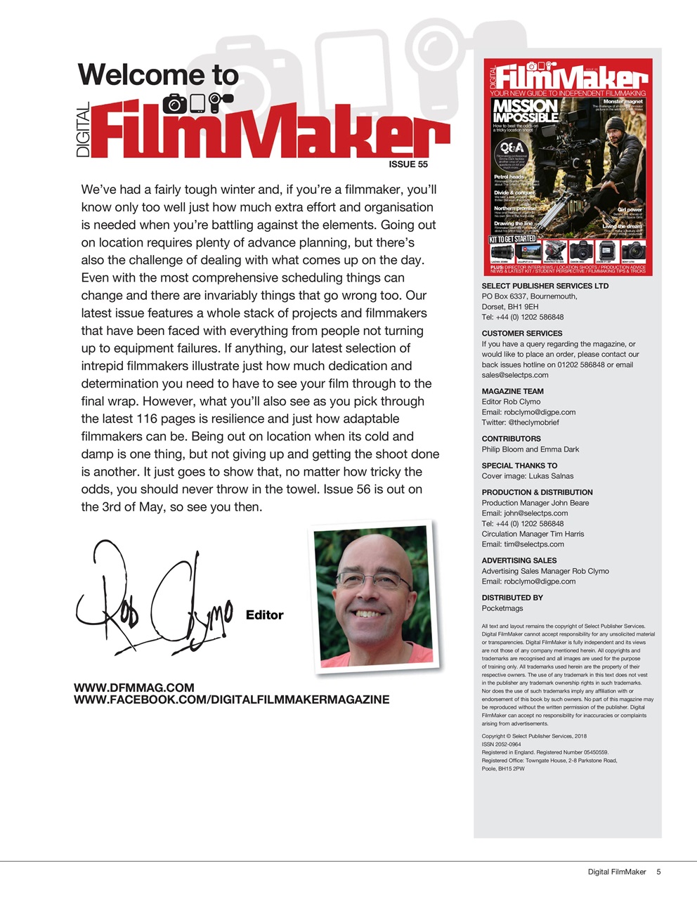 Digital FilmMaker Preview Pages