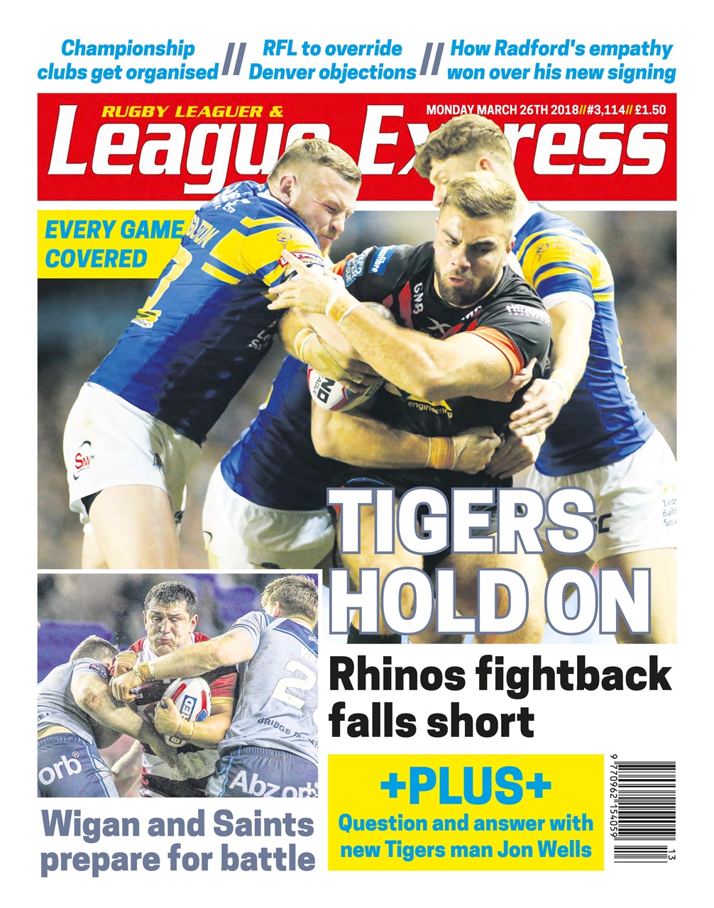 League Express Preview Pages